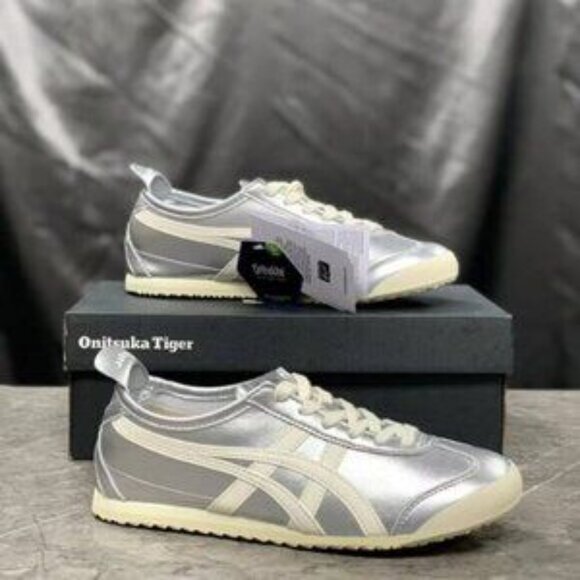 Onitsuka Tiger Mexico 66 Silver Off White - Picture 1 of 4